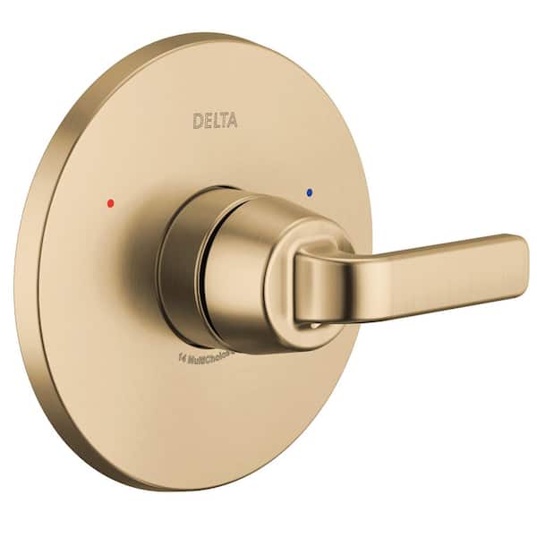Lineax Gold 1-Handle Valve Trim Kit in Champagne Bronze (Valve Not Included)