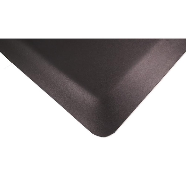 Crown Ribbed Vinyl Anti Fatigue Mat 2 x 3 Black - Office Depot