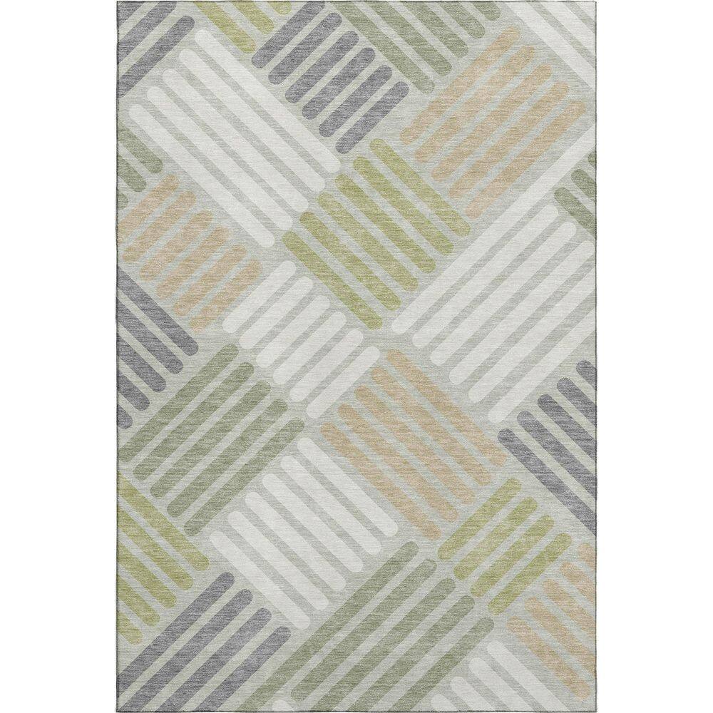 Mayfield Premium Machine Washable Abstract AMF2339 Aloe 8 ft. x 10 ft. Area Rug price history on PriceWatchPro