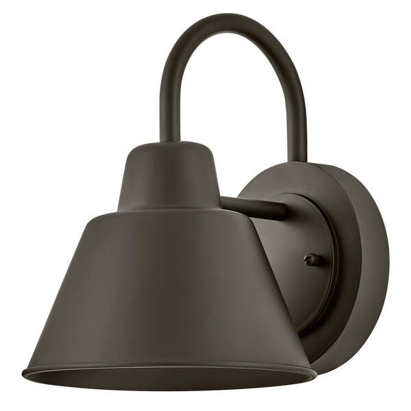LARK - Wes Oil Rubbed Bronze Outdoor Wall Lantern Sconce (1-Light)