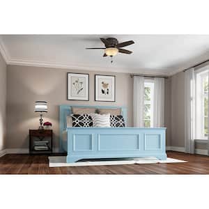 Newsome 42 in. Low Profile Premier Bronze Ceiling Fan with LED Light Kit