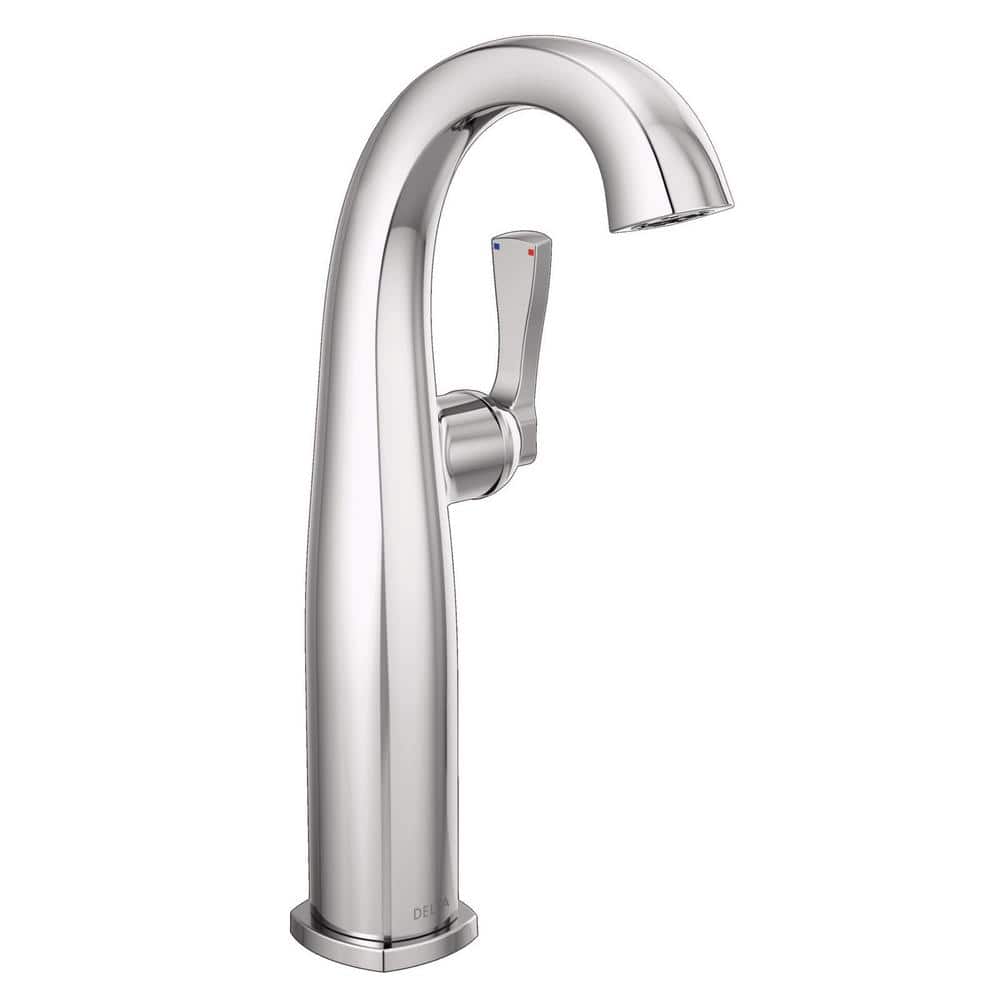 Delta Stryke Single Handle Vessel Sink Faucet in Polished Chrome 777PR