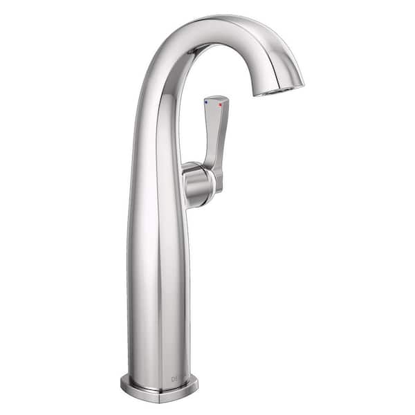 Delta Stryke Single Handle Vessel Sink Faucet in Polished Chrome