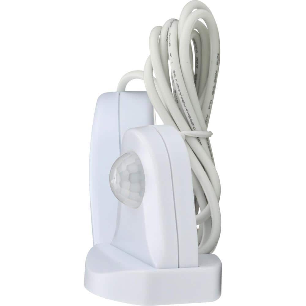White Indoor Motion Activated Light Control with 6-Foot Cord