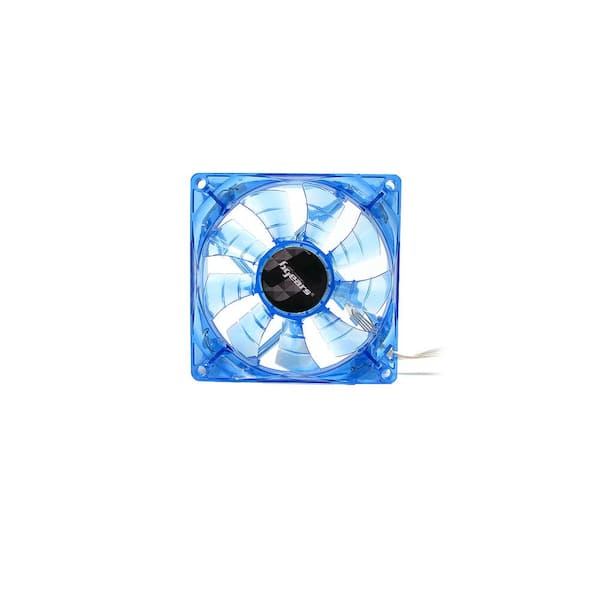 Bgears b-PWM 80 mm Blue 2 Ball Bearing PWM Blue LED 12-Volt DC Fan, Blue