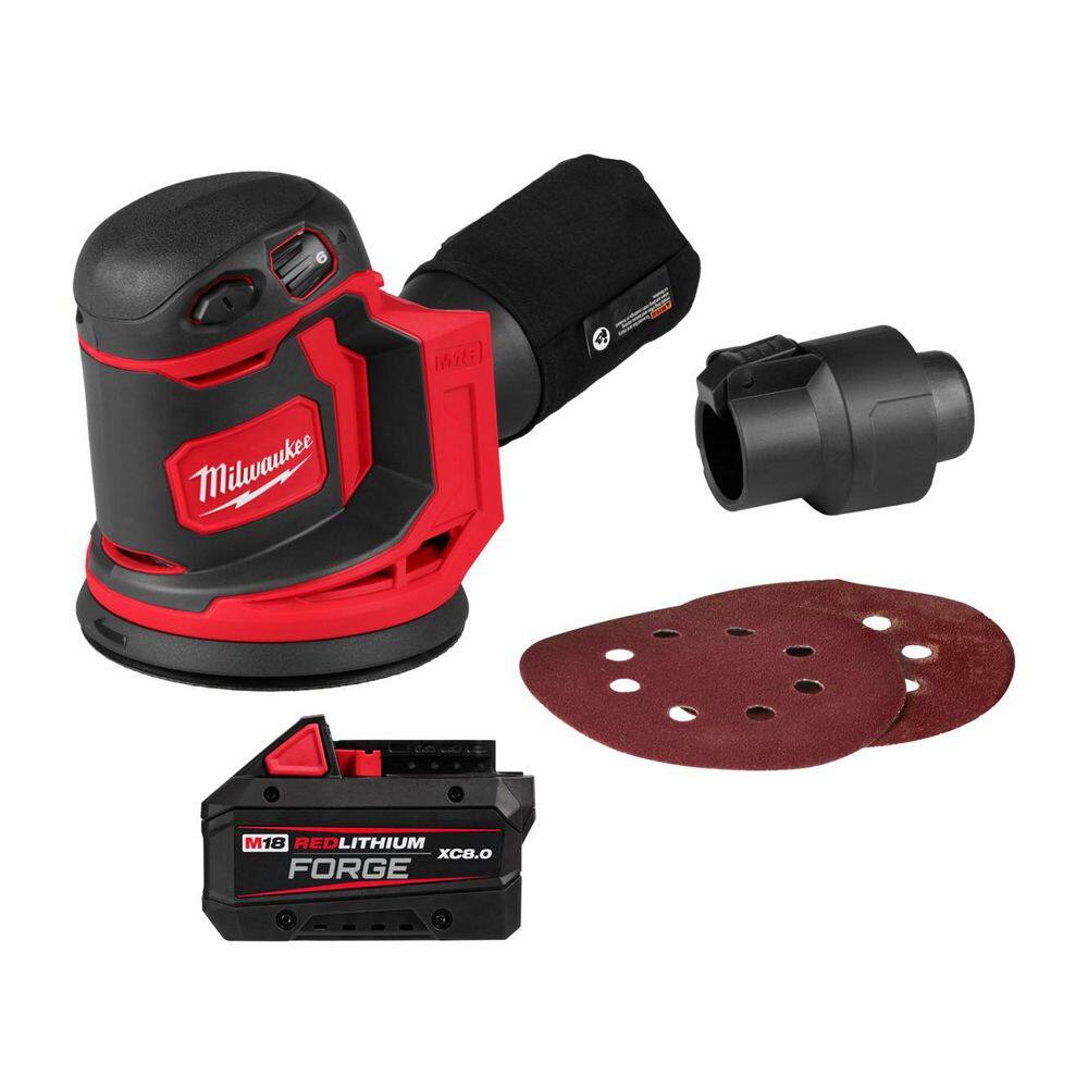 M18 18V Lithium-Ion Cordless 5 in. Random Orbit Sander w/ 8.0 Ah Battery price history on PriceWatchPro