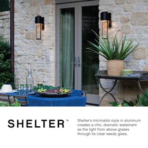 Hinkley Shelter Extra Small Outdoor Wall Mount Lantern, Buckeye Bronze