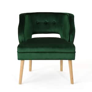 Mariposa Emerald Velvet Upholstered Side Chair