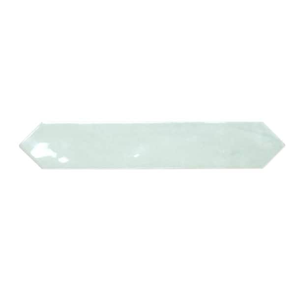 Apollo Tile Festa Green 1.7 in. x 9.6 in. Glossy Ceramic Picket Wall and Floor Tile (2.37 sq. ft./case) (23-pack)