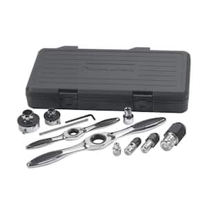 Ratcheting Tap and Die Accessory Set (11-Piece)