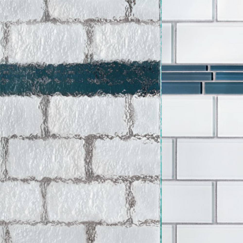 Deluxe 44" x 68" Silver Framed Sliding Shower Door