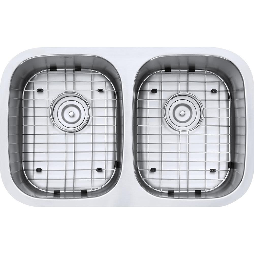 Ruvati 29-inch Double Bowl Stainless Steel Undermount Kitchen Sink