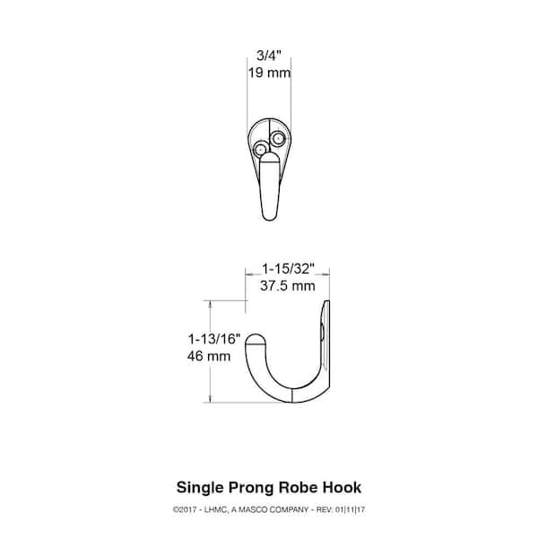 Peazza 10 Pack Plastic Hook Adhesive Hooks Wall Hooks Round Hanging Hooks  Key Holder