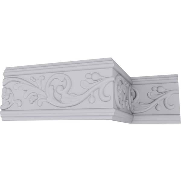 SAMPLE - 5/8 in. x 12 in. x 5 in. Urethane Aberdeen Chair Rail Moulding