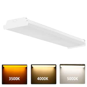 Metalux WP 4 ft. 4000-Lumens 4000K Cool White 120-Volt White Integrated ...