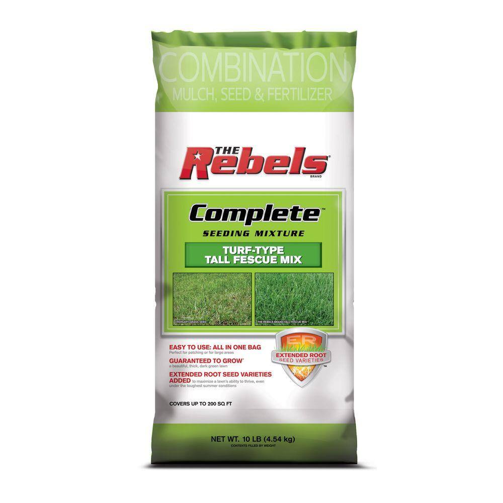 The Rebels Complete 10 lbs. Tall Fescue Seed Mix withh Mulch, Grass Seed, and Fertilizer