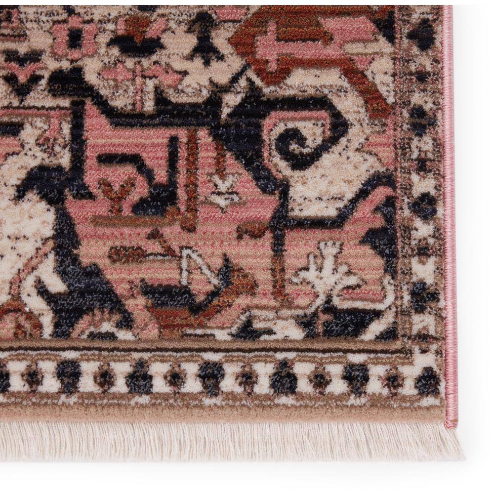 Reversible Gray Medallion 8' x 10' Synthetic Area Rug
