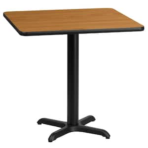 24 in. Square Natural Laminate Table Top with 22 in. x 22 in. Table Height Base