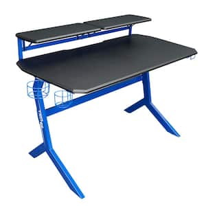 49.5 in. Blue Wood Computer Gaming Desk