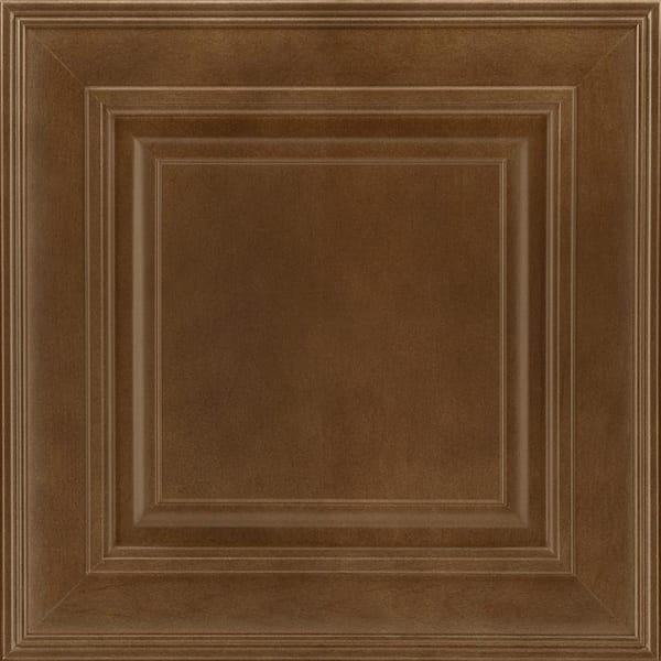American Woodmark Savannah 11 9/16-in. W x 3/4-in. D x 11 1/2-in. H in Maple Truffle Cabinet Door Sample