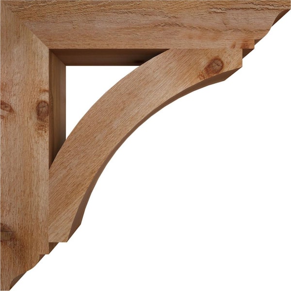 Ekena Millwork 4 in. x 24 in. x 24 in. Western Red Cedar Thorton