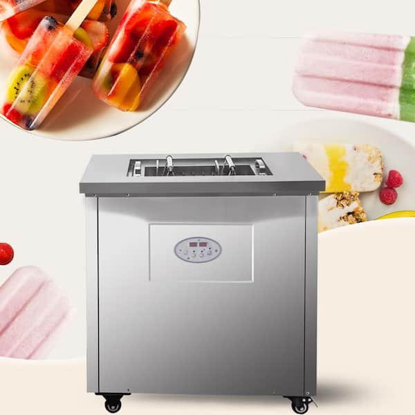 VEVOR Commercial Popsicle Machine 1250 Watt Ice Pop Machine 40 Pcs Set  Stainless Steel Ice Lolly Making Machine, Silver BBJDM40PCSM000001V1 - The  Home Depot