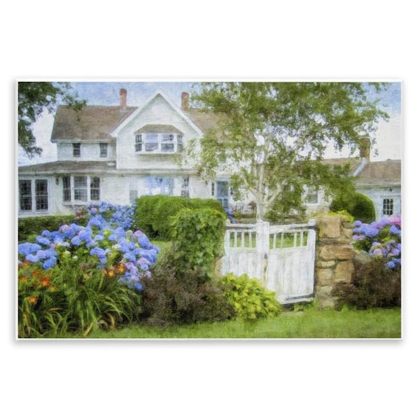 Stupell Industries Beach Getaway Cottage by Graffi tee Studios Unframed Architecture Graphic Art Print 10 in. x 15 in.