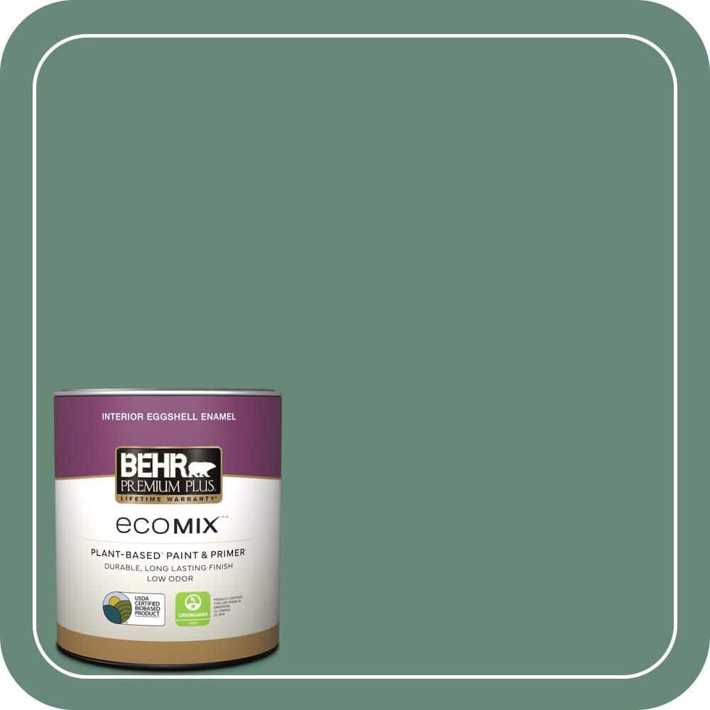 1 qt. #PPF-35 Green Adirondack Eggshell Enamel EcoMix Plant-Based Interior Paint & Primer price history on PriceWatchPro