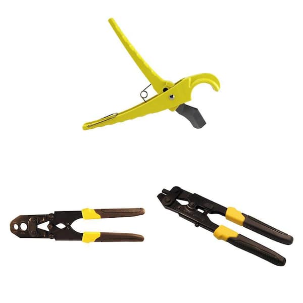 1/2 in. and 3/4 in. PEX-B Crimp Tool, 1/2 - 1 in. Ring Removal Tool and 1/2 in. to 1 in. Pipe Cutter Combo