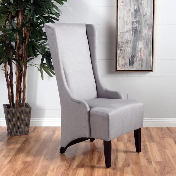 Callie Light Grey Fabric Parsons Chair