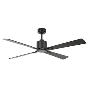 Climate 52 in. Black DC Ceiling Fan with Remote Control