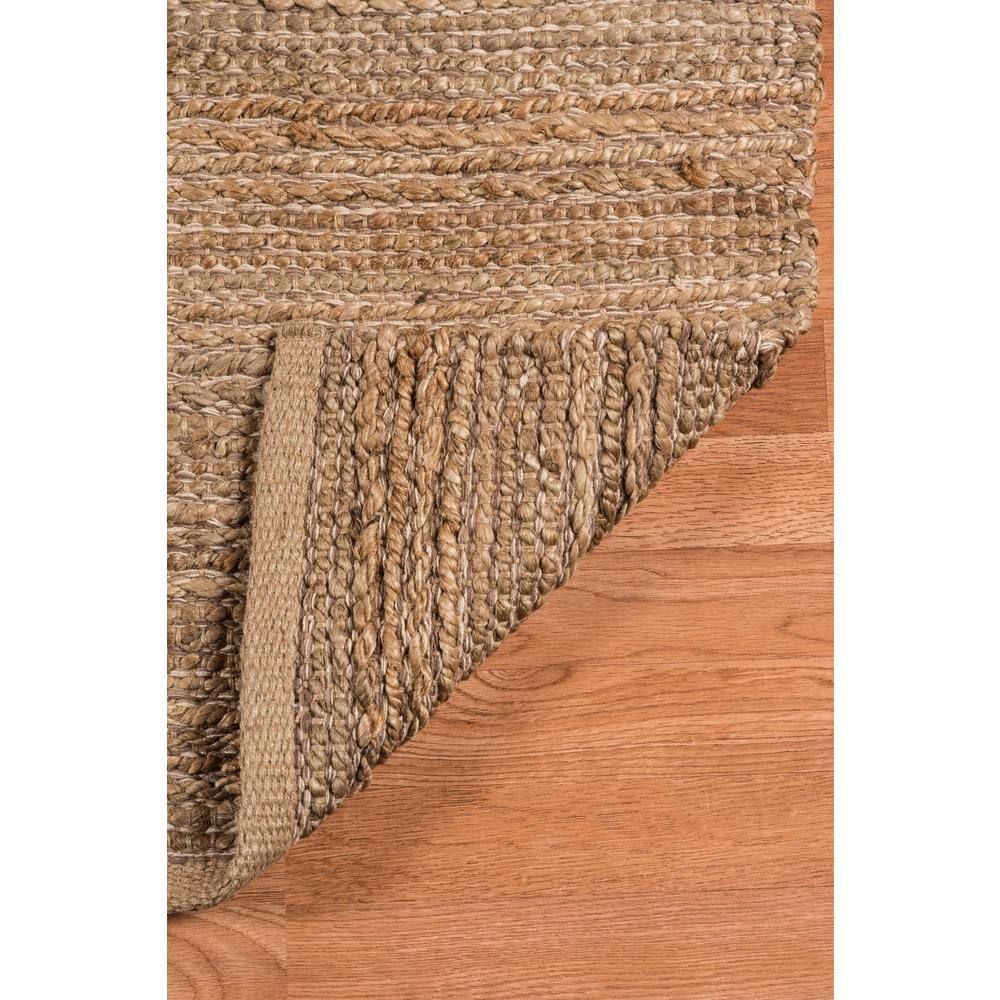 Handwoven Reversible Brown Wool 8' x 10' Area Rug