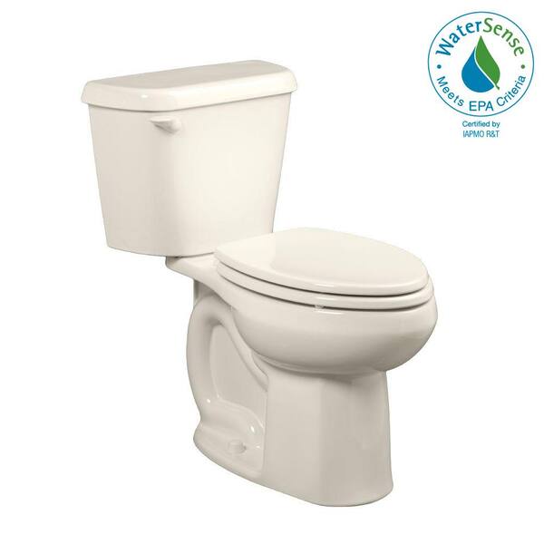 American Standard Colony 2-piece 1.28 GPF Tall Height Elongated Toilet in Linen, Seat Not Included