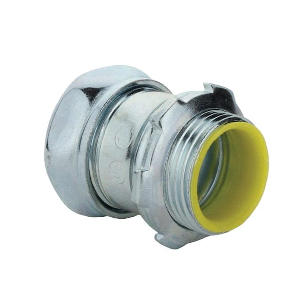 Commercial Electric 3/4 in. Electrical Metallic Tubing (EMT) Compression Connector with Insulated Throat (25-Pack)