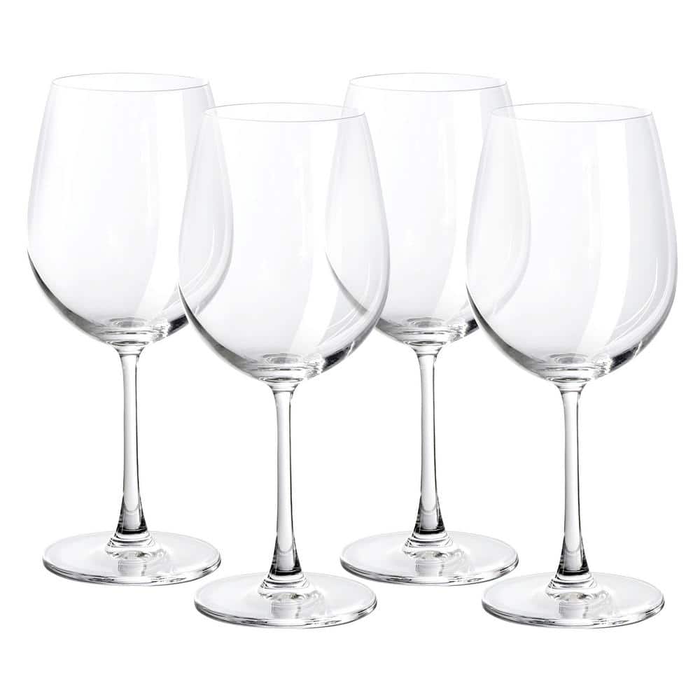 alliance Skilt smid væk MARTHA STEWART Everyday 20 oz. Red Wine Glass Set (4-Piece) 985119089M -  The Home Depot