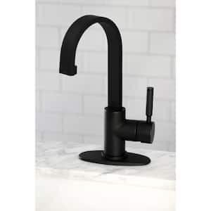 Kaiser Single-Handle Bar Faucet in Matte Black