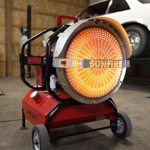 SF120 120,000 BTU Diesel/Kerosene Radiant Heater with Quiet, Safe, Odorless Operation and Zero Carbon Monoxide