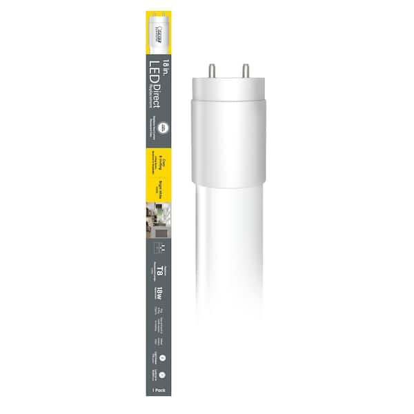 Feit Electric 15-Watt Equivalent 18 in. T8 G13 Type A Plug and