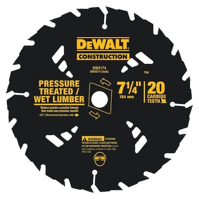DEWALT DWAFV37243 FlexVolt 7.25in Circular Saw Blade Pack of 3 for sale online 