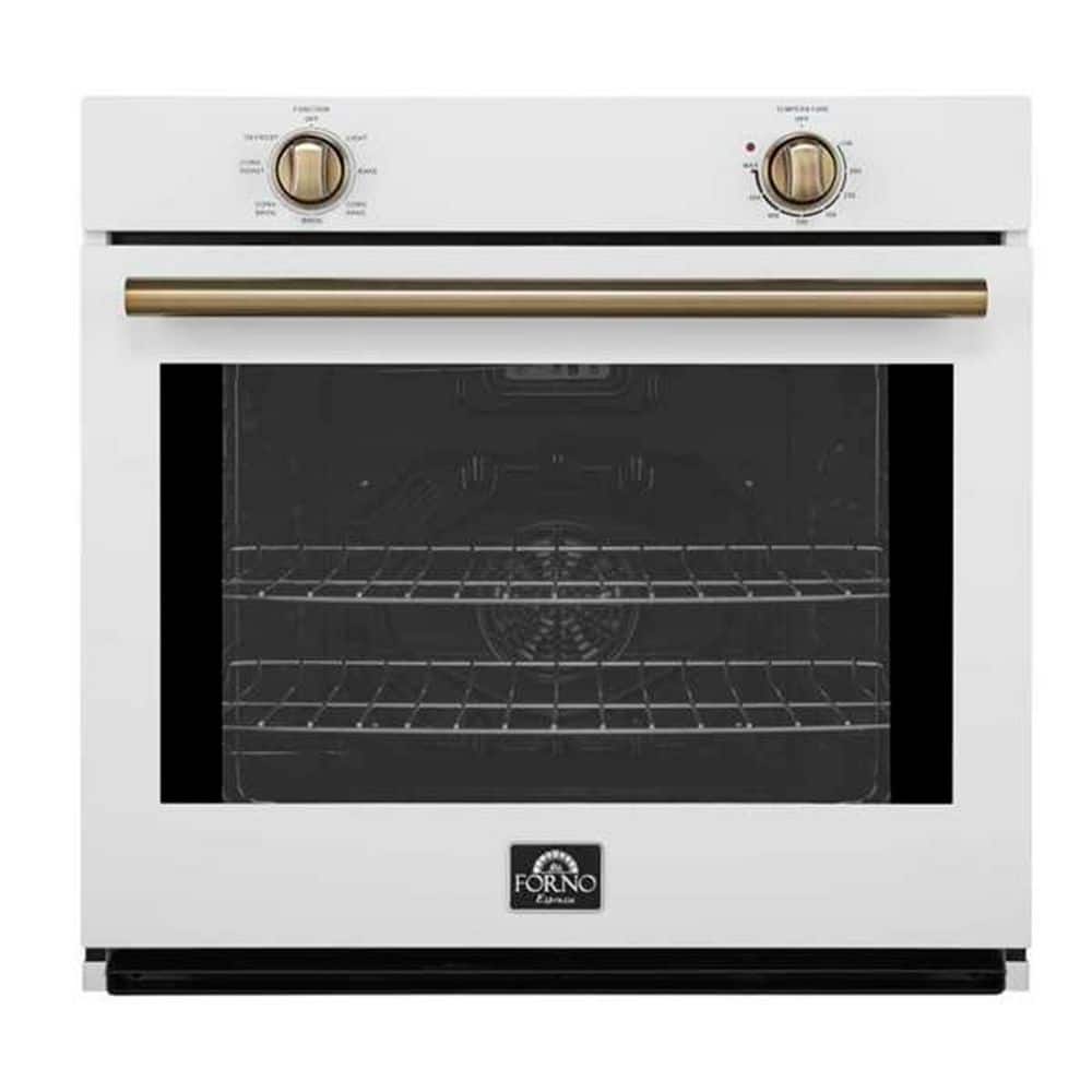 Vomero 30 in. Wall Oven, White, 5 cu. ft Capacity, 3550 Watts Convection, Manuel Steam Clean price history on PriceWatchPro