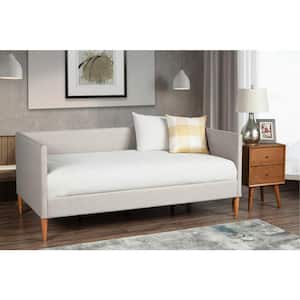Britney Light Grey Linen Twin Daybed