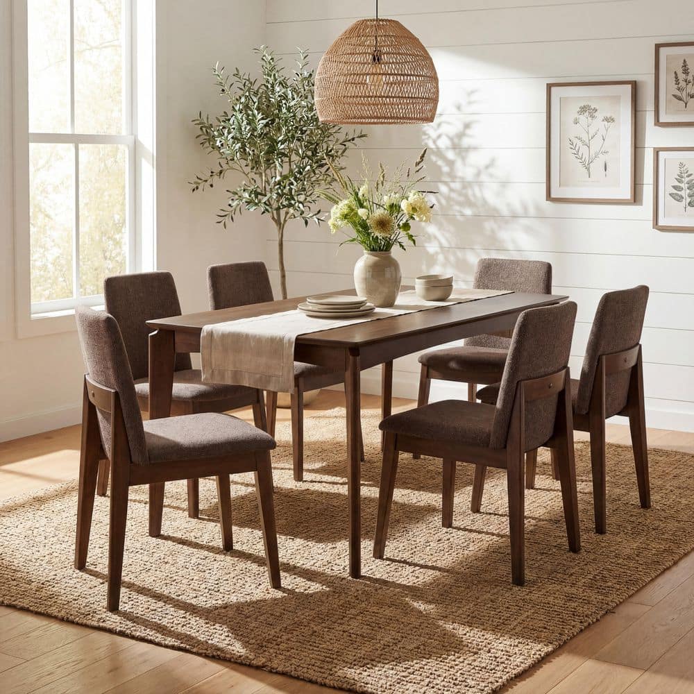 CHRISTOPHER KNIGHT HOME Harland 7-Piece Wood Top Dining Set with