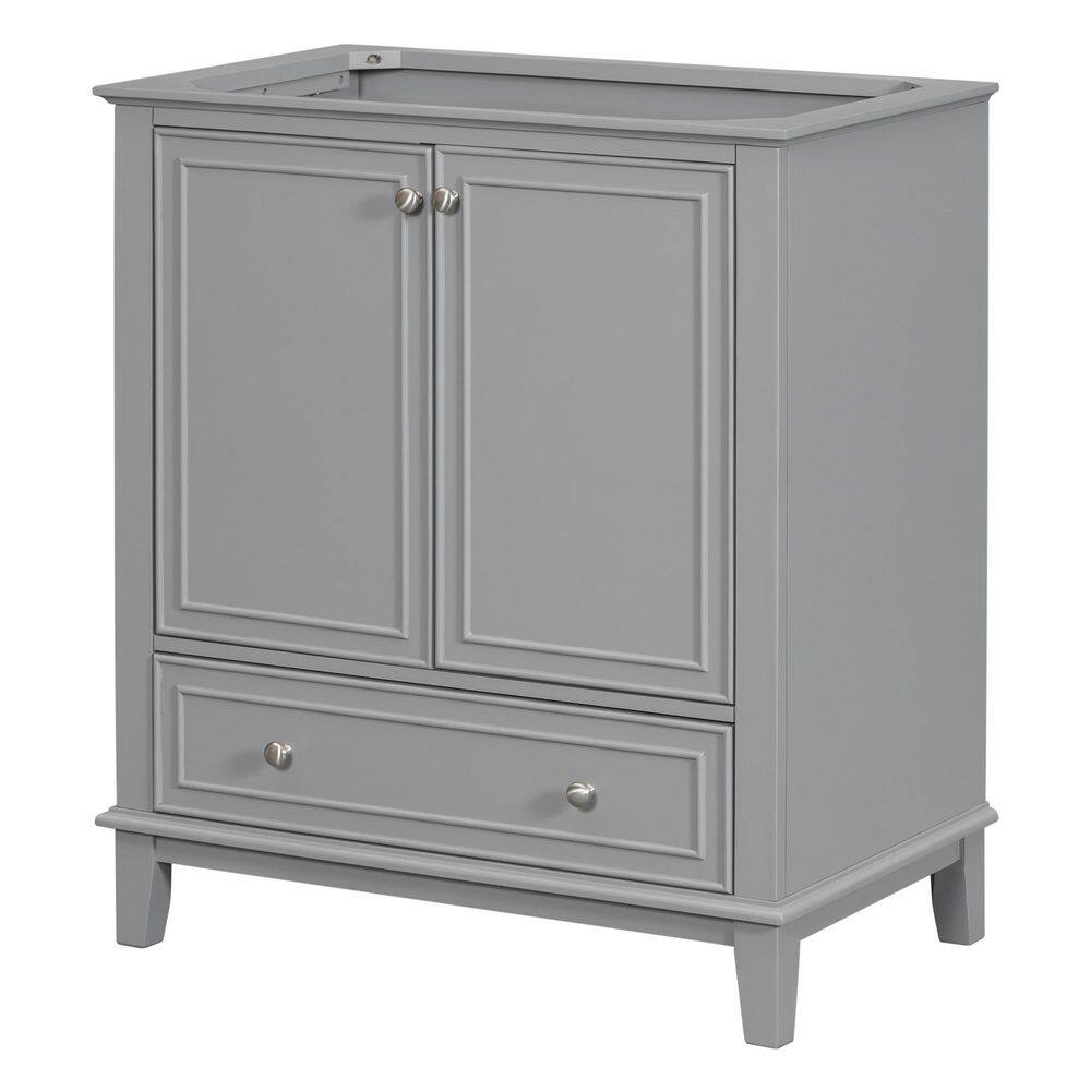BY 29.5 in. Bath Vanity Cabinet without Top in Gray Unassembled, with 2 Doors, 1 Adjustable Shelf, 1 Drawer price history on PriceWatchPro