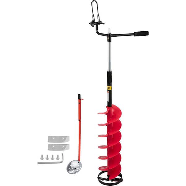 VEVOR Ice Drill Auger 8 in. Dia Nylon Ice Auger 41 in. L Ice Auger