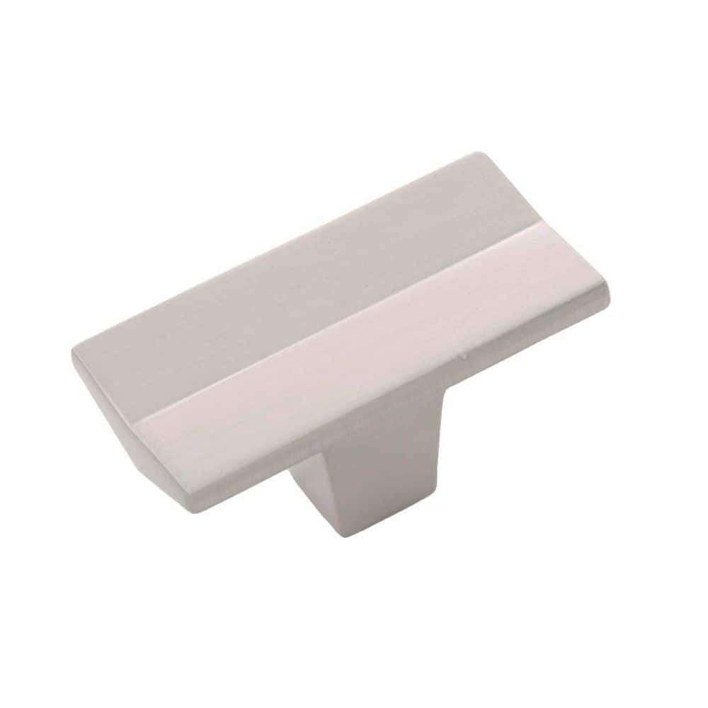 Avenue Collection Knob 2 Inch x 1 Inch Satin Nickel Finish Rectangle Cabinet Knob price history on PriceWatchPro