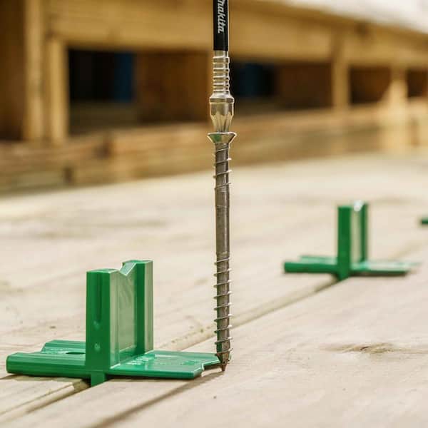 #9 x 3-1/4 in. Deck Screws (1500-Each) with Spacer Tool (3-Each), 75 ft. Deck Tape (2-Pack) and 4 in. x 4 in. Timber