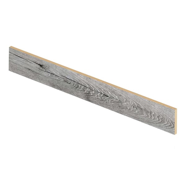 Cap A Tread Alpine Backwoods Oak 47 in. L x 1/2 in. W x 7-3/8 in. T Vinyl Overlay Riser