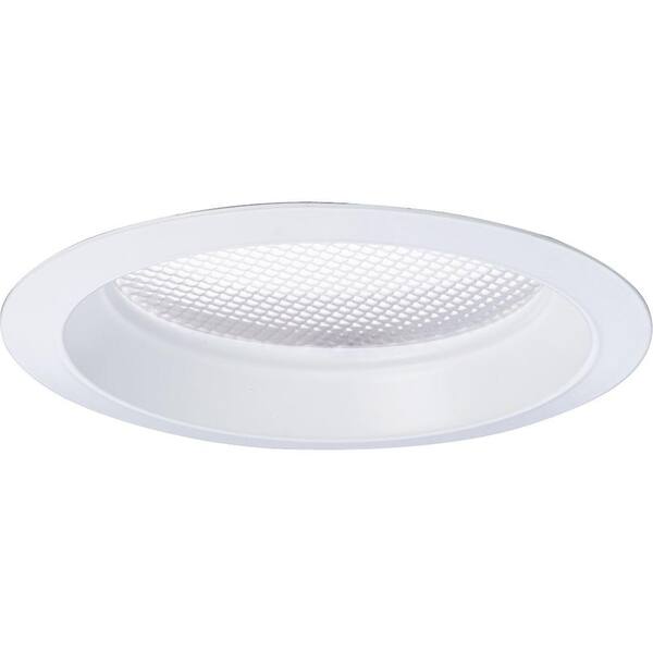 Progress Lighting 8 in. Pro-Optic Recessed White Prismatic Lens Trim