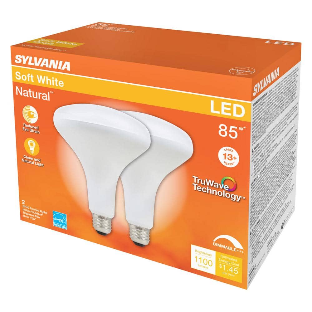 Sylvania 12W Dimmable Frosted LED BR40 Light Bulb