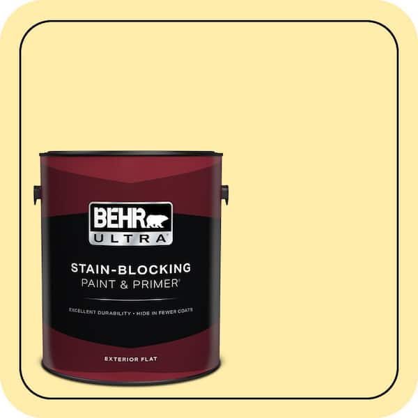 BEHR ULTRA 1 gal. #P300-3 Rite of Spring Flat Exterior Paint & Primer
